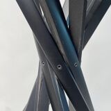 Vintage Zanotta Sciangai Adjustable Clothes Stand with Frame in Black Ash, 1973