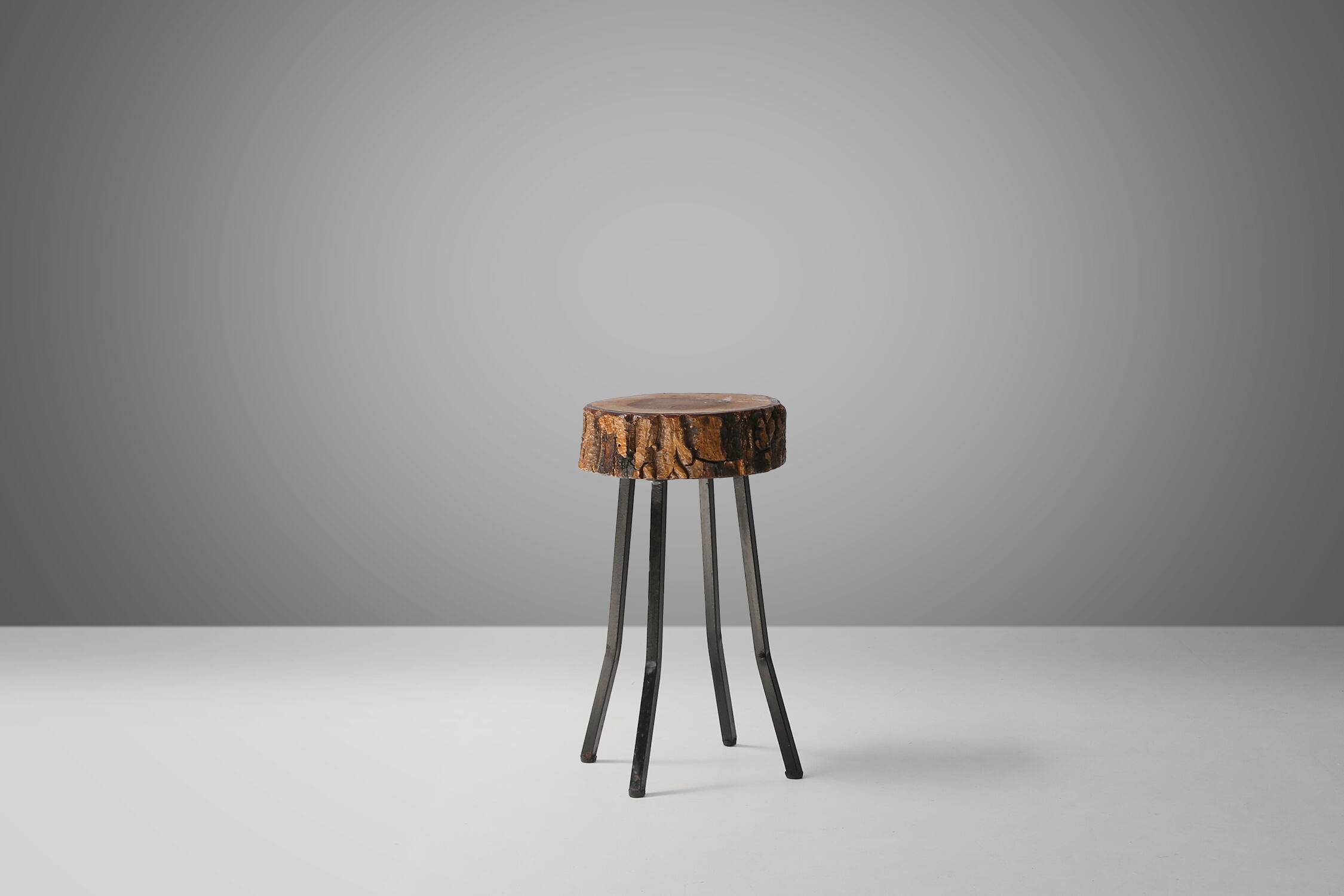 Solid tree trunk stool Ca.1940