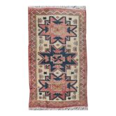 Tapis d'orient kazak turc 105 x 178 cm