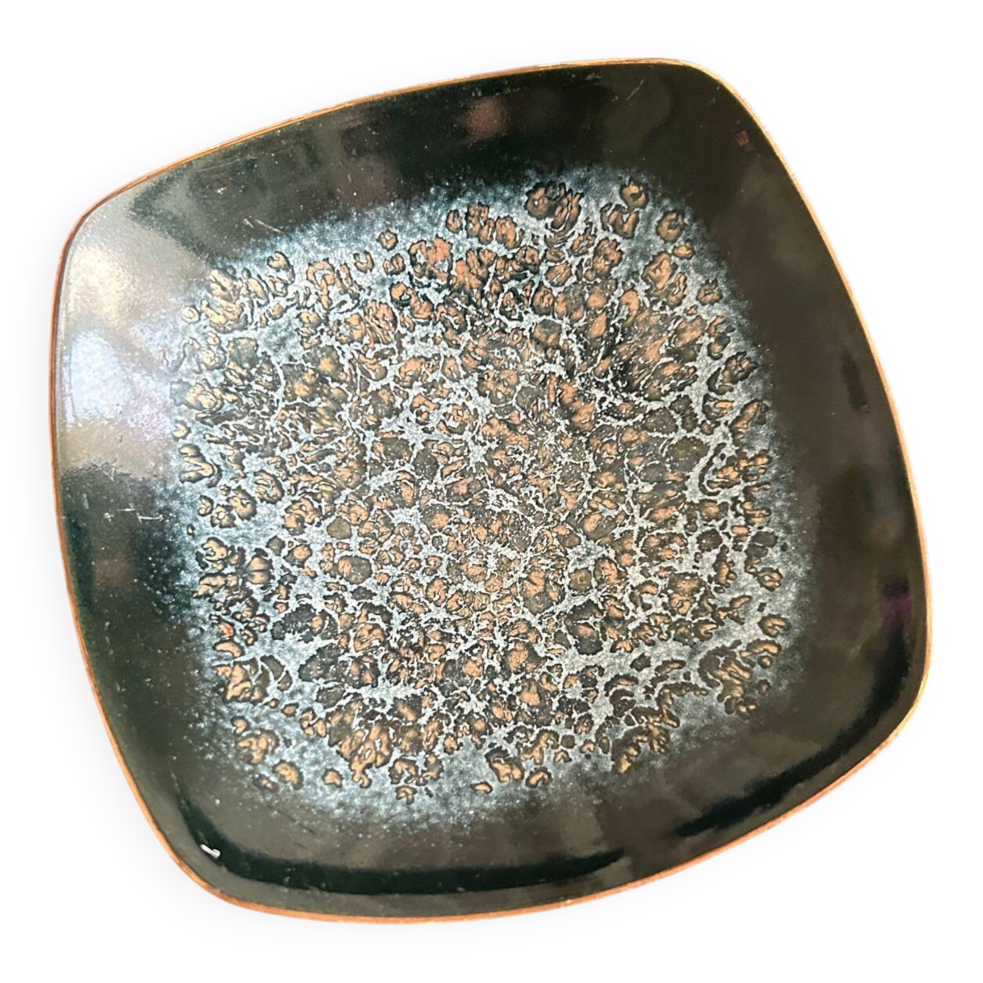 Expertic enamelled brass pocket emptier