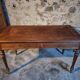 Antique French writing desk in oak with two drawers, 1920s.