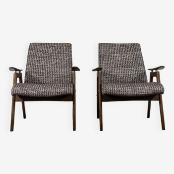 Armchairs by Jaroslav Šmídek for Jitona, Czechoslovakia, 1960s, Set of 2