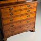 Bureau bibliothèque anglais vers 1800