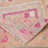 Geometric Tribal Design Runner Rug, Decorative Hallway Runner, 83x340 Cm