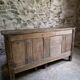 Grand oak buffet from the 18th century, Auvergne