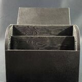 Le Tanneur mail binder sorter leather gilded decoration with small Regency style iron