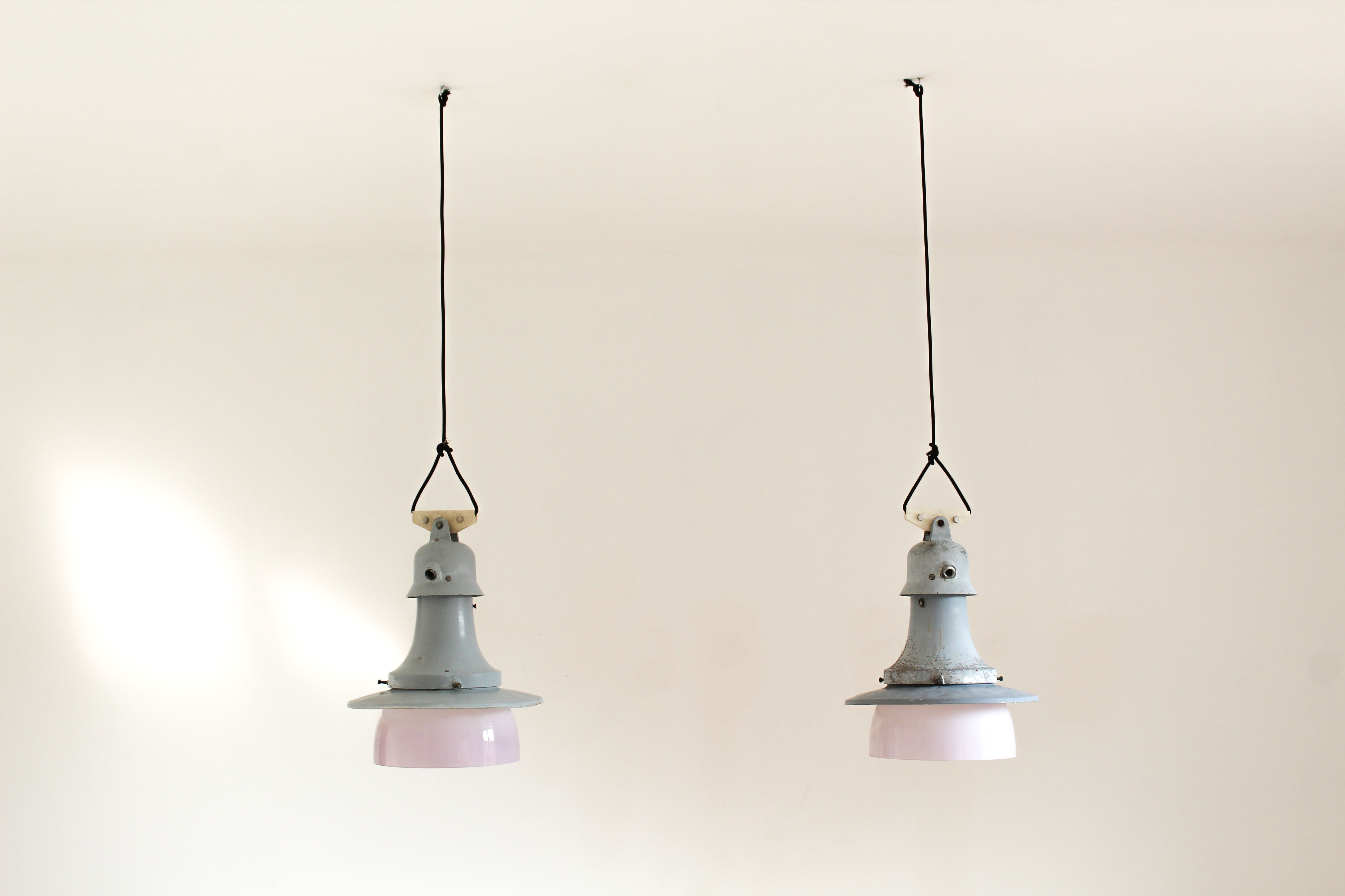 Pair of street lamps, Italy 1970s