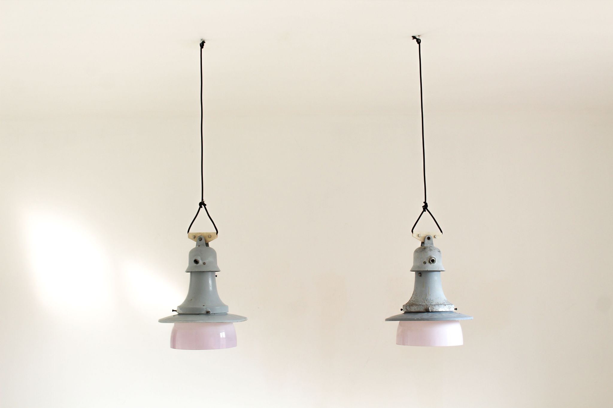 Pair of street lamps, Italy 1970s