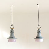 Pair of street lamps, Italy 1970s