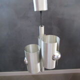 Vintage suspension in brushed aluminum