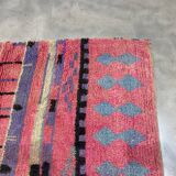 Multicolored berbere wool carpet 170x267cm