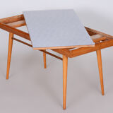 Oak MidCentury Coffee Table, Well-Preserved Condition, Czechia, 1950s