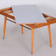 Table basse en chêne, Tchéquie, années 1950