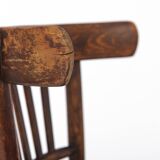 Vintage Chair 1950s Germany, Beech Wood, Mid Century Wooden Chair, Dining