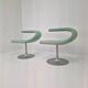 Set of 2 Bla Station Innovation C Swivel Chairs by Fredrik Mattson, Sweden