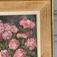 Oil on panel by r fescheux still life bouquet of flowers