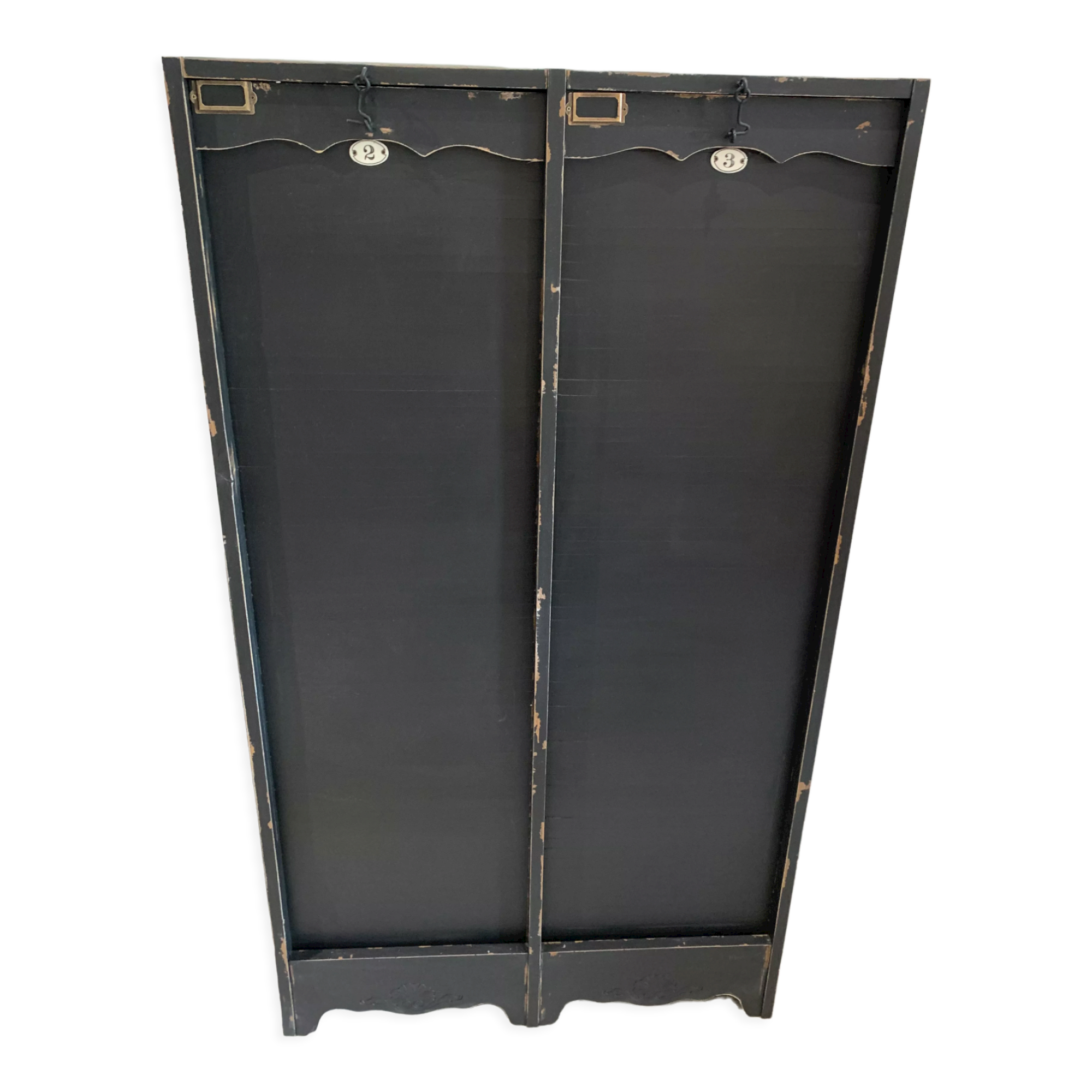 Curtain binder cabinet