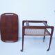 Vintage teak serving trolley Johannes Andersen 1960