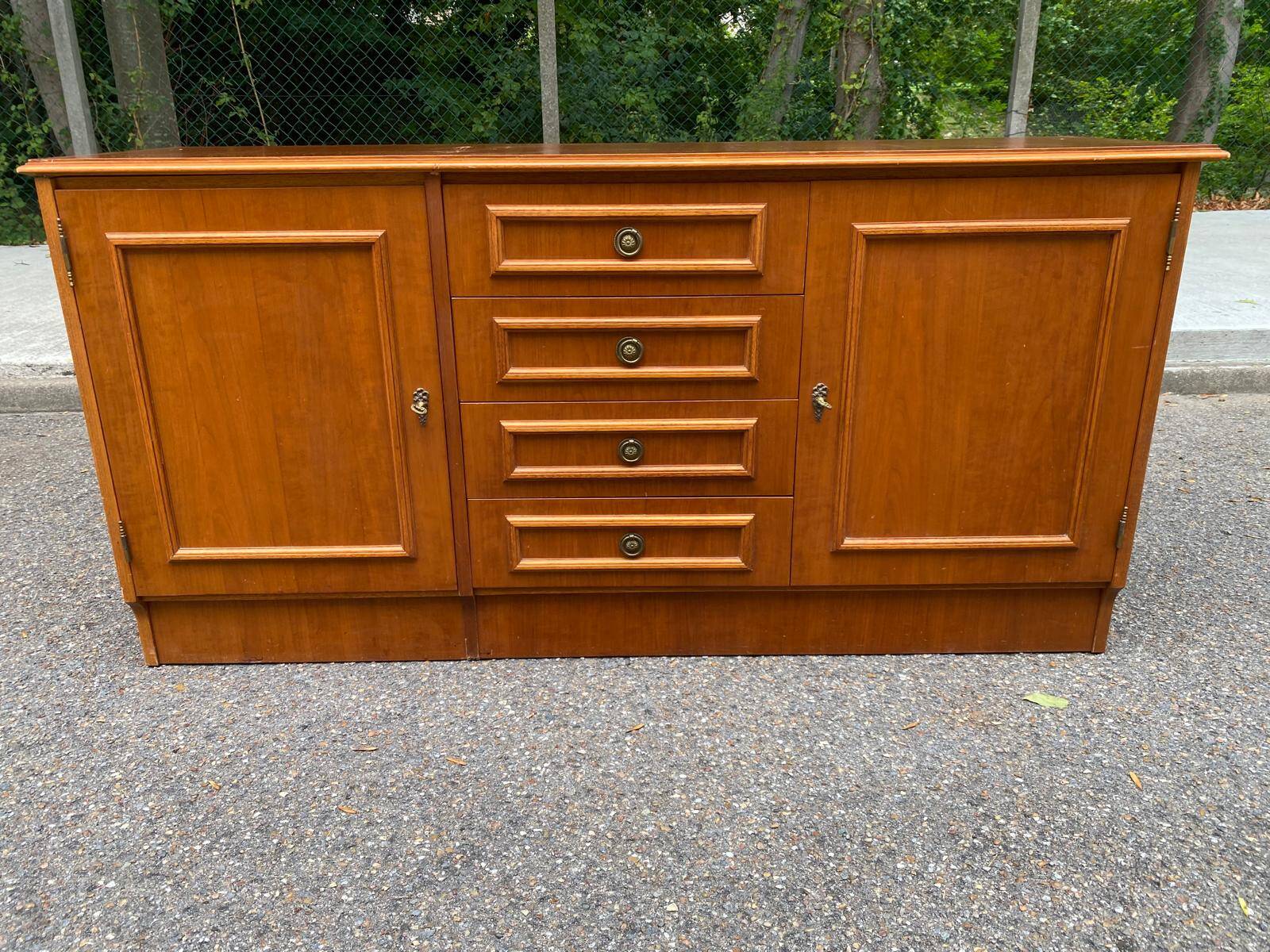 Large low storage unit / Sideboard 155 cm Ideal for 70's TV unit