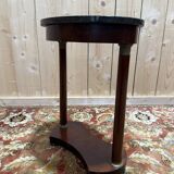 Small oval side table in Empire style