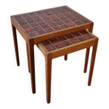 Teak nesting tables and some