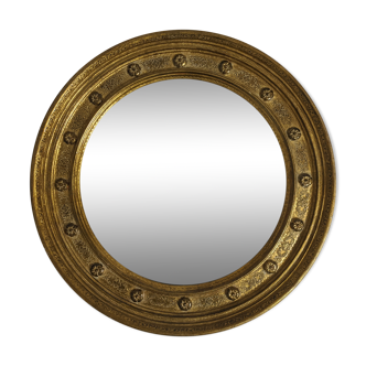 Old golden mirror 40 x 40 cm