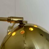 Pair of vintage adjustable wall lights, brass, Sweden 1970