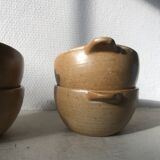 Bols à oreilles en grès