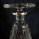Baccarat lido 7 verres vin + carafe metal argente