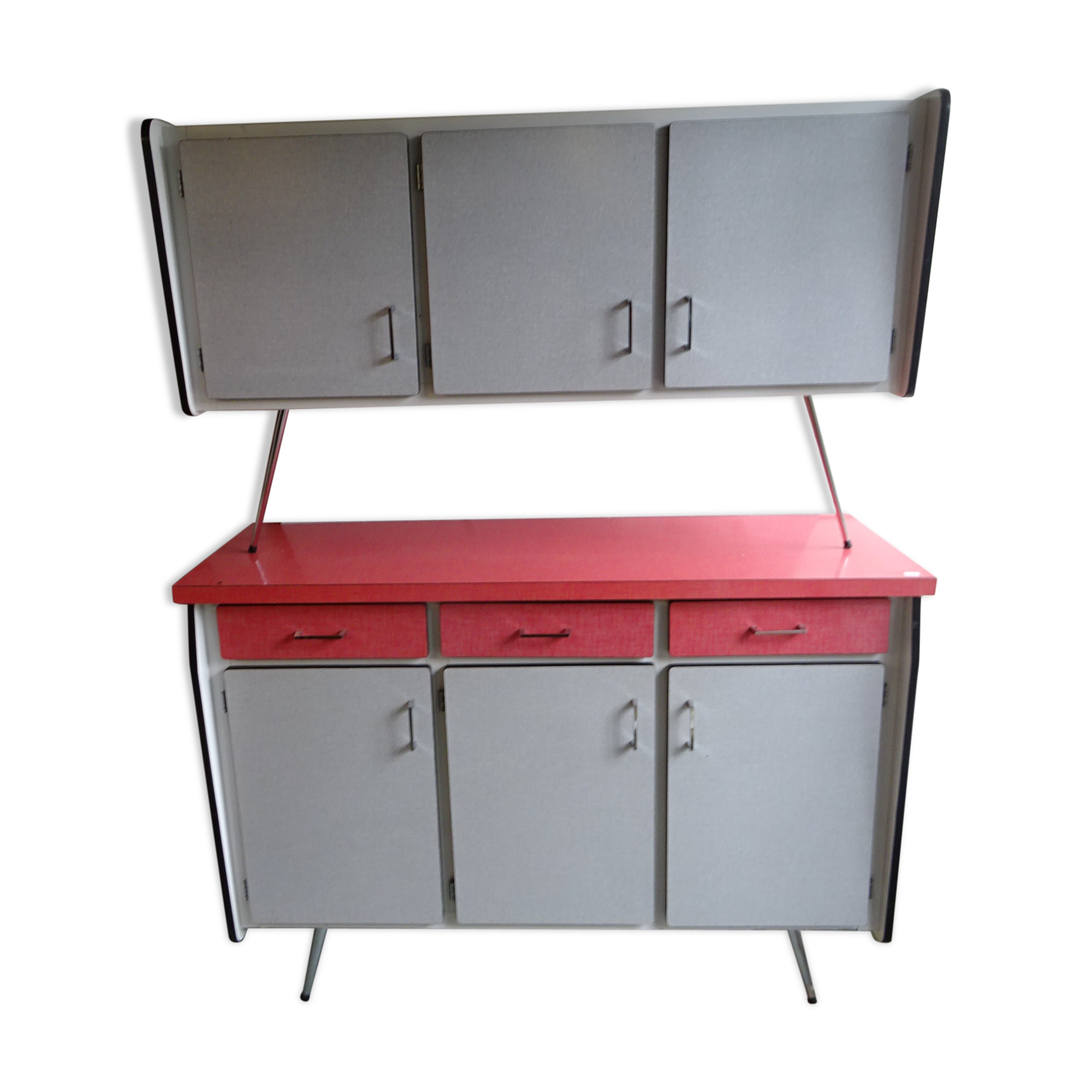 Red formica buffet