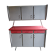 Red formica buffet
