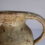 Signed vernissé sandstone pitcher