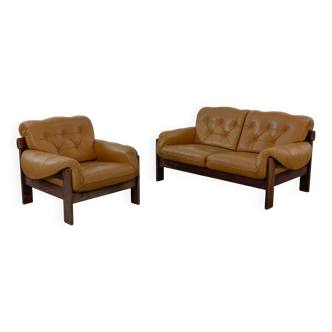 Brazilian Style Leather Seating Group