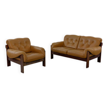 Brazilian Style Leather Seating Group