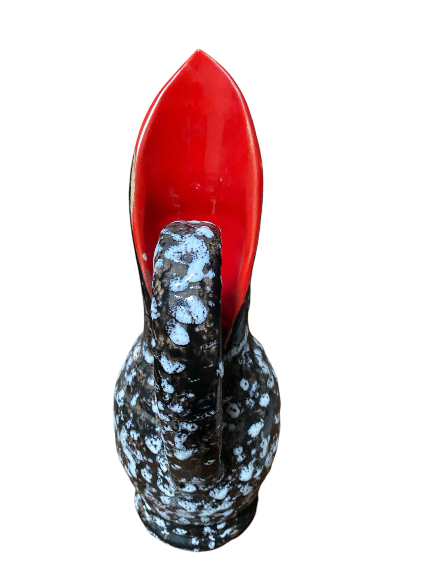 Vintage Pitcher Pic Vallauris 1950s/60s – Sea Foam & Bright Red