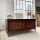 Drapery oak counter 1900