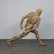 Life-size sculpture “Running Figure” by Karol Broniatowski, 1972