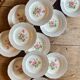 Set of 12 vintage deep plates - Fabiola model from Lunéville -