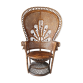 Emmanuelle peacock chair
