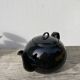 Black fine porcelain teapot