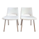 Paire de chaises bouclettes Georges Frydman 1960