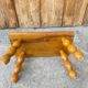 Vintage turned wooden footstool/step stool
