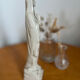 Ancient statuette Virgin Mary Our Lady of Lourdes