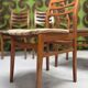 Set of 4 vintage Scandinavian chairs from the 60s/70s.