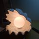 Vintage shell-shaped table lamp