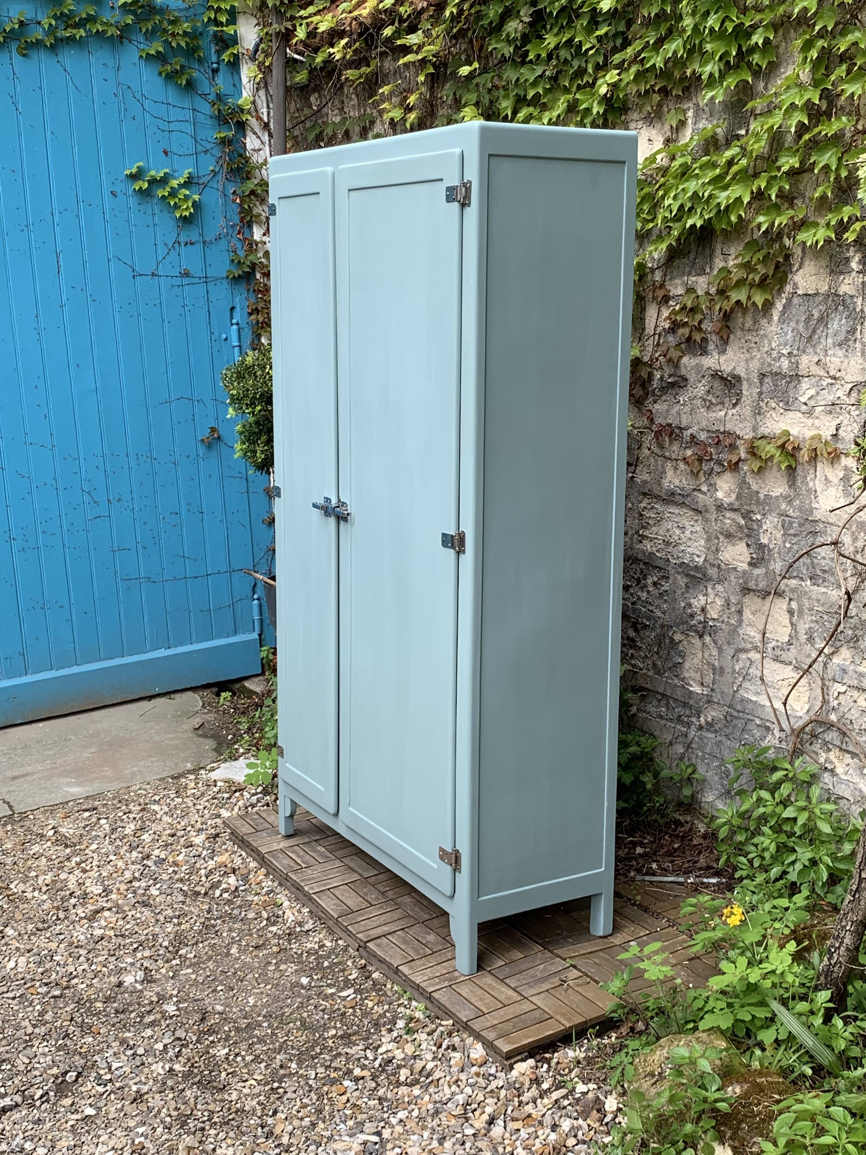 Mado 1940 blue/grey green kitchen cabinet buffet