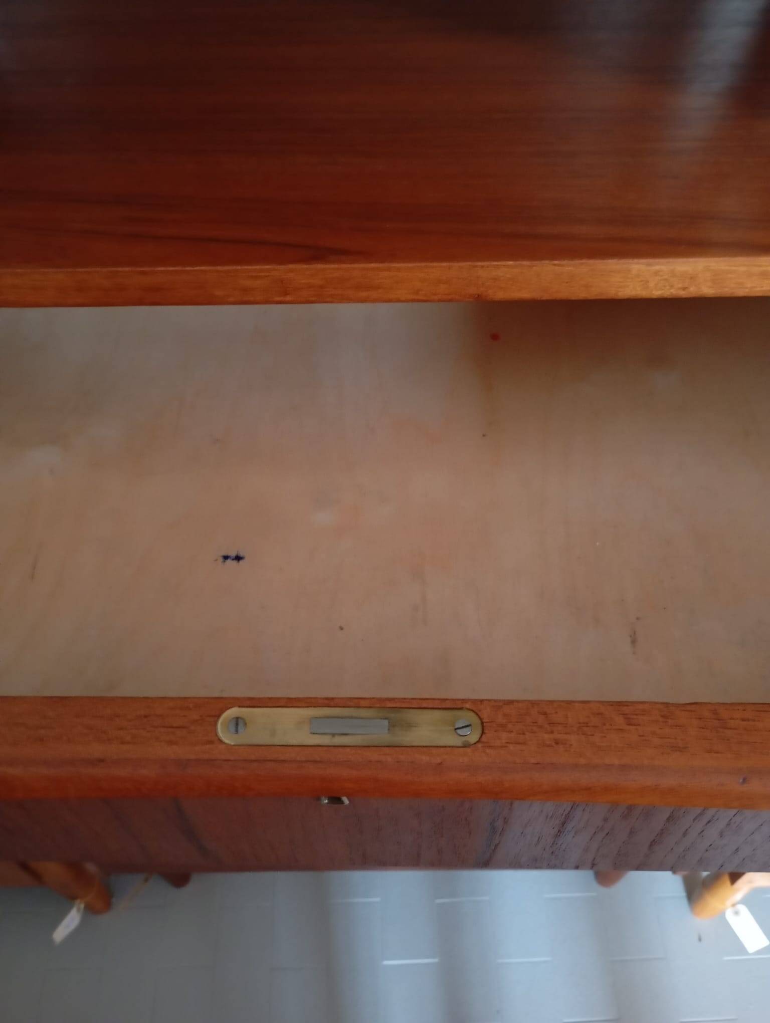 Scandinavian teak chest of drawers with 6 drawers from the 1950s/60s