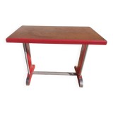 bistro table, wood and aluminium