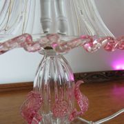 Pair of barovier and Toso (Murano) bedside lamps/table 1960s