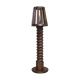 Press screw floor lamp